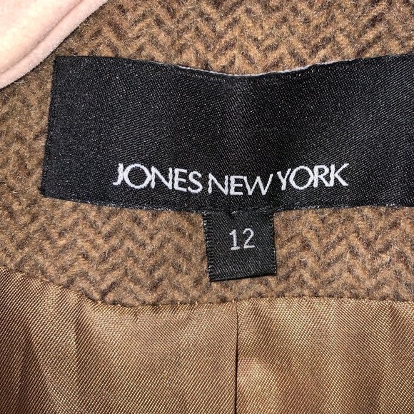 *VINTAGE* JONES NEW YORK CASHMERE COAT - Picture 1 of 5